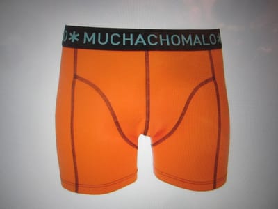 Muchachomalo Boxershort - Oranje / Zwart - Maat S