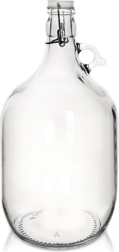 Fles met Beugelsluiting Tuit Glas 5 l - Beugelfles - Inmaakfles - Oliefles