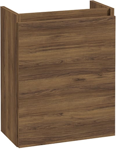 Alvara fonteinkast 400 mm warm eiken – compact badkamermeubel met soft-close deur