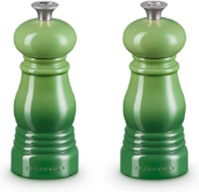 Le Creuset - Mini Peper- en Zoutmolen - Bamboo Groen 12.5 cm