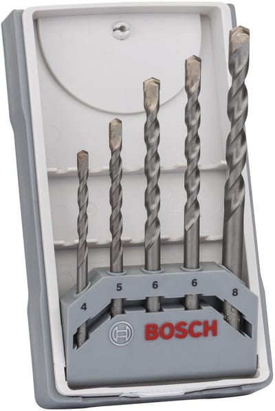 Bosch - 5-delige betonborenset CYL-3 4; 5; 6; 6; 8 mm