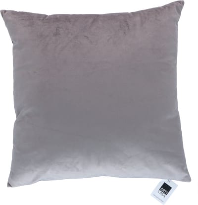 Arti Casa Sierkussen - Binnenkussen 45x45 cm - Velvet Kussen met Kussensloop - Wasmachinebestendig - Woondecoratie Woonkamer en Slaapkamer - Donkergrijs
