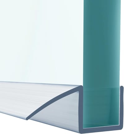 Doucheafdichting - Glazen afdichting - Douchedeurafdichting - 100/200 cm - Glazen deurafdichting voor badkamer deuren - Geschikt voor 4/6/8 mm dik glas - Vervangafdichting van siliconenrubber - Waterafstotend en flexibel