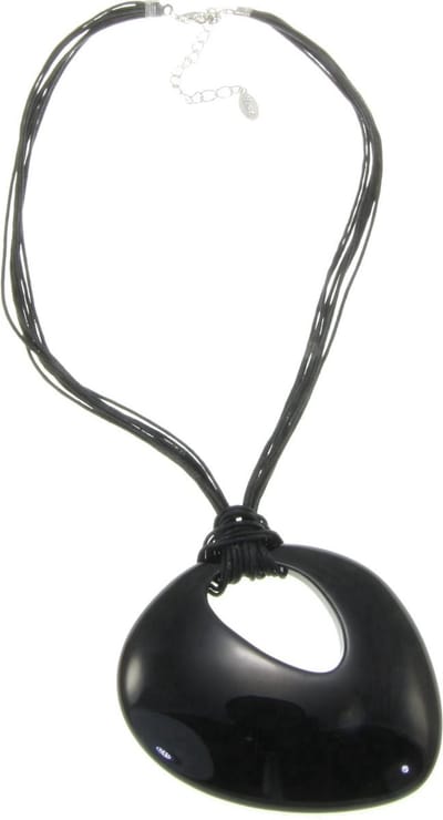 Behave - Ketting - Koord - Bruine Hanger van 7.5 cm in Artistiek Design