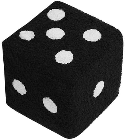 Voetenbank Dice Design Smooth Touch voor Hotel Woonkamer - Kubuskruk (29x29x25cm)