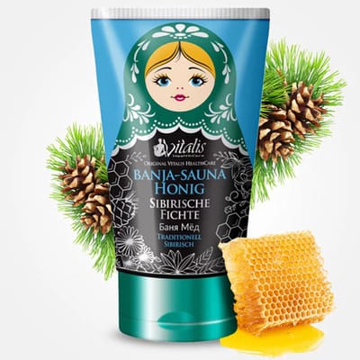 Sauna Honing crème Premium Siberische Spar