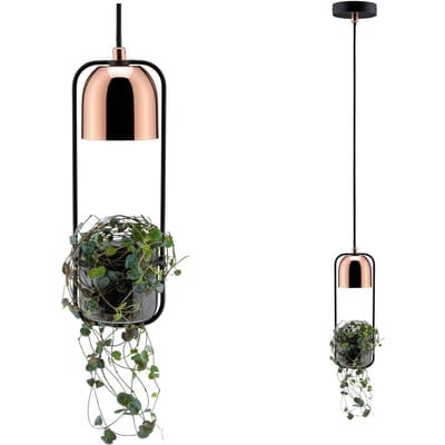 Neordic Hanglamp Fanja GU10 max. 20W Zwart, Koper dimbaar Metaal