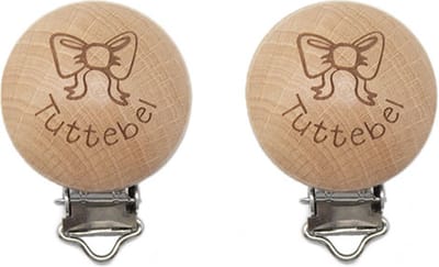 Durable Houten Speenclips 2 stuks 52 Tuttebel