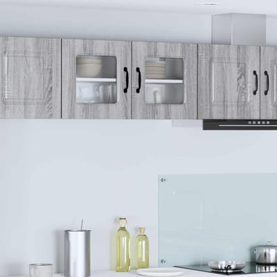 vidaXL - Vaatwasserpaneel - Kalmar - Grijs - Sonoma - 80 - x - 31 - x - 40 - cm