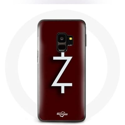 Coque - Ozark - Samsung Galaxy S9 - Logo Z - Rouge - Rigide blanc