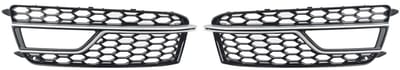 Grille - Voor Audi A5 S-Line/S5 2013-2017 - Auto accessoires - Mistlichtgrille - Honingraat grille - Chroom/Zwart