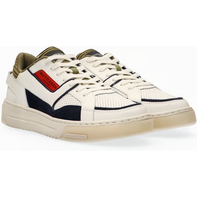 Scotch & Soda New Cup White-green Talla: 40 | Zapatillas Deportivas Outlet | Hombre | Blanco
