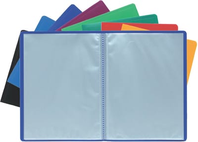 Exacompta Showalbum in soepele ondoorschijnende prolyproyleen - 100 tassen - 200 zichten - A4 - Donkergroen - 85103E