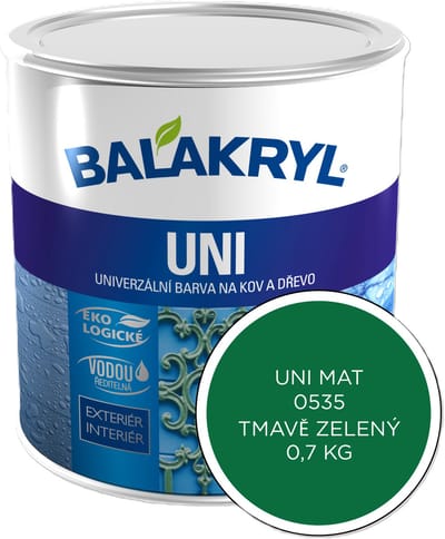 Balakryl UNI MAT 0,7kg, 0535 donkergroen