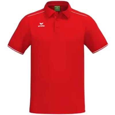 Erima Cmpt 3 Wings Polo Heren - Rood / Wit | Maat: S