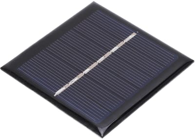 Zonnepaneel Module - Zonnecel Charger - Tuinverlichting Laden - Polysilicon Materiaal - 6.99 x 6.99 cm - Zwart