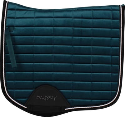Pagony Work Velours Zadeldek - Maat: Full - Olijf - Polyester