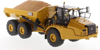Diecast Masters - Cat 745 - ADT - Kieper - Knickgestuurde 45 tons kiepertruck - Truck - 1:50 - High Line Series