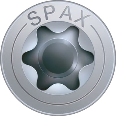 SPAX 0191010600405 R 88091 Senkkopf/T-STAR TG Houtschroef 6 mm 40 mm T-STAR plus Staal WIROX 500 stuk(s)