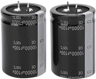Elektrolytische Condensator 10000uF 100V - 2 Stuks voor Elektronische Toepassingen