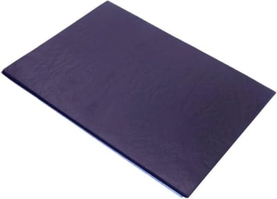 100 Vellen A5 Overtrekpapier voor Grafietoverdracht - Blauw Koolstofpapier voor Thuis, Kantoor en School (12,7 x 18,5 cm)