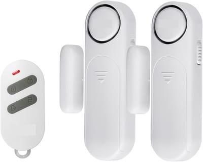 Deur Raam Alarm - Magnetische Sensor - Beveiliging Huis - 120dB Sirene - 300ft Bereik - Alarm Kit