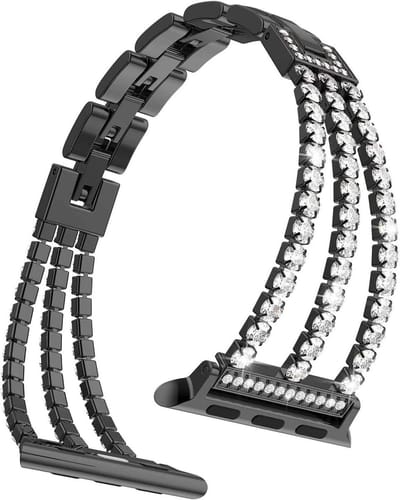Metalen bandjes voor Apple Watch 38mm 40mm - Verstelbare roestvrijstalen vervangende band - Compatibel met Series 1/2/3/4/5/6 - Duurzame iWatch strap