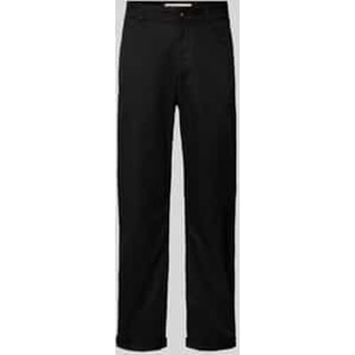 Loose fit stoffen broek van zuiver katoen met smalle pijpen
