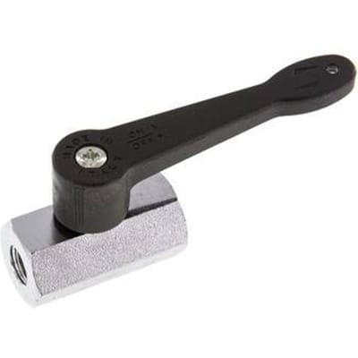 G 1/8 inch 2-Weg Messing Mini-Kogelkraan Lange Hendel 15 Bar - BL2BN-MM-LH-018