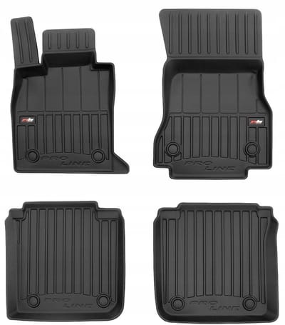 FROGUM 3D Gummimatten Set – Passend für BMW i7 (ab 2022) – Hohe 6 cm Kanten – TPE-Material – Geruchlos & Schwarz