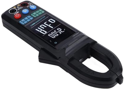 Digitale Stroomtang - Multimeter Tester - Elektrisch Onderhoud - Hoge Nauwkeurigheid - 400A 600V - Zwart