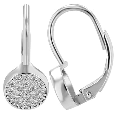 AKZENT Akzent damesoorbel "Indra" van 925 Sterlingzilver, gerhodineerd, duurzaam