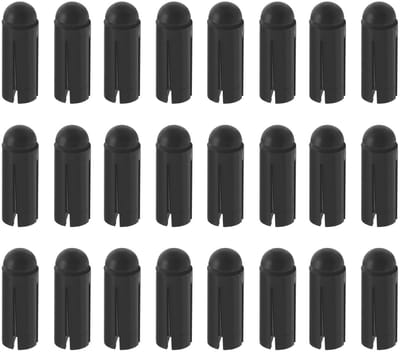 Dailygoods- Vleugelbescherming 24 Stuks - Professionele Dartaccessoires - Aluminiumlegering - Lichtgewicht - Duurzaam - Afmetingen 3 mm x 8,5 mm - Dartflight Protector