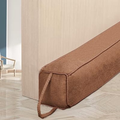 Tochtstopper voor Deuren en Ramen - Zware Windstopper van 107 cm - Grijze Koudebeschermer