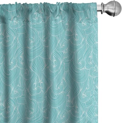 ABAKUHAUS gordijnen – 2x75×175 cm – microvezel, gedeeltelijk verduisterend