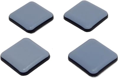 Meubelglijders - Stoelglijders PTFE - Meubels Verplaatsen - Zelfklevend Teflon - 4 stuks 50mm - Zwart
