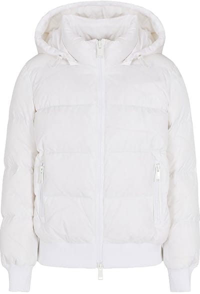 Armani Exchange Xw000228_af12286 Donzen Jas Wit XL Vrouw