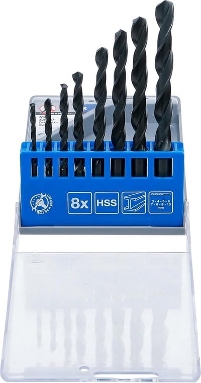 HSS Spiraalborenset - Boorbitjes Set - Gaten Boren - Gecoate Metaalboor - 3-10 mm - Niet gespecificeerd