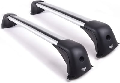 Dakdragers geschikt voor Dakdragers Volvo V60 Cross Country vanaf 2019 gesloten dakrailing - Aluminium - Hoog laadvermogen 100kg - Wingbar Grijs- Merk Farad