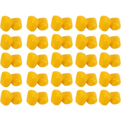 50 stuks Zak Handig Buiten Zoetwater Zacht Kunstmatige Smaak Karper Aas Maïs Vissen Lokazen yellow