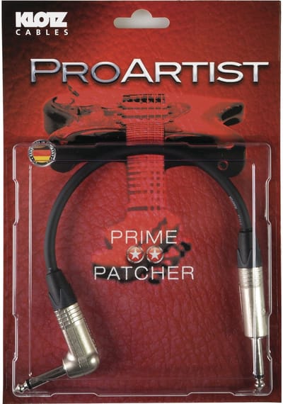 Klotz PRON002PR Patchkabel 0,2 m - Stereo patch kabel
