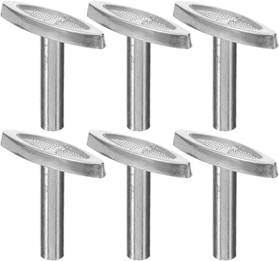 Muziekdoos Sleutels - Onderdelen Opwinden - Muziekdoos Reparatie - Set van Zes Stuks - 2.5 cm - Zilverkleurig