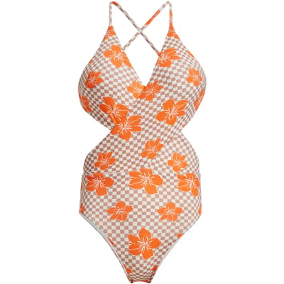 Dames zwempak uit 1 stuk Roxy Mini Hula Wrap Hl