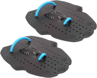 Zwemhandpeddel - Watersport Accessoire - Zwemtraining Verbeteren - Efficiënte Watergeleiding - 26 x 23 x 3 cm - Zwart