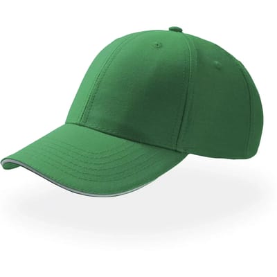 Atlantis Headwear Sport Sandwich Cap AT612 - GREEN/WHITE - One size