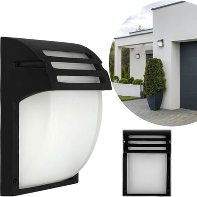 Toolight Rsl013-1W Wandlamp Zwart 9,5X18X24,5Cm