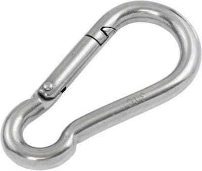 Karabijnhaak / carabiner 4x40mm - gegalvaniseerd