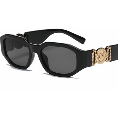 Kleine Rechthoekige Zonnebril Mannen Vrouwen Vintage Retro UV400 Vierkante Zonnebril Reis Zonnebrillen Gafas De Sol as picture gray