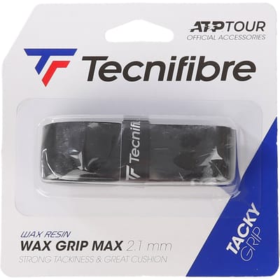 Tecnifibre Wax Grip Max - zwart - basisgrip - 2.1 mm
