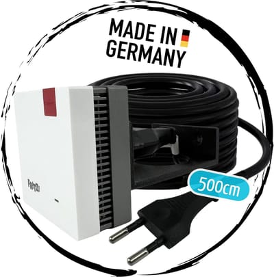 Wandhouder Wifi Repeater - Muurbeugel Ophangsysteem - Betere Wifi Ontvangst - Met Verlengsnoer - 500 cm - Zwart